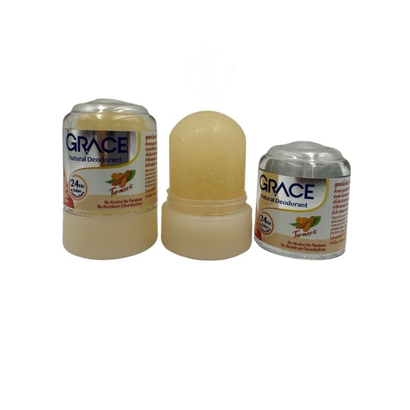 Grace Natural Deodorant Turmeric 24 HR Protection 50 Gram-2 Pack - Picture 1 of 1